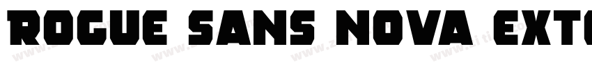 rogue sans nova exte字体转换